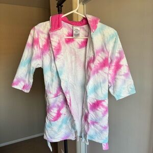 Girls 3D Character Hood Cotton Terry Cover Up - Unicorn